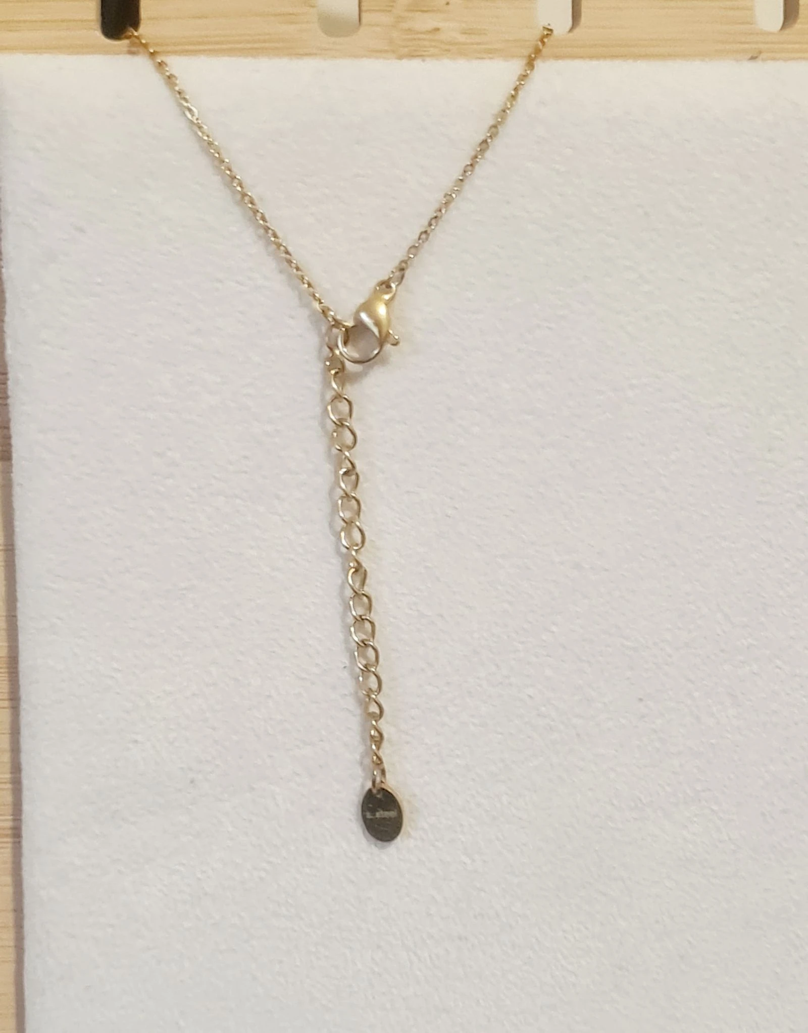 Colar Bohm dourado com cristal Swarovski – photo 3